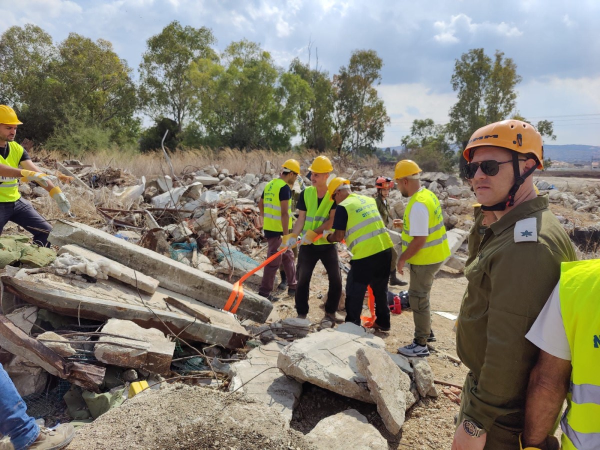 יחידת סיוע עירוני בקרית אתא | צילום: דוברות העירייה