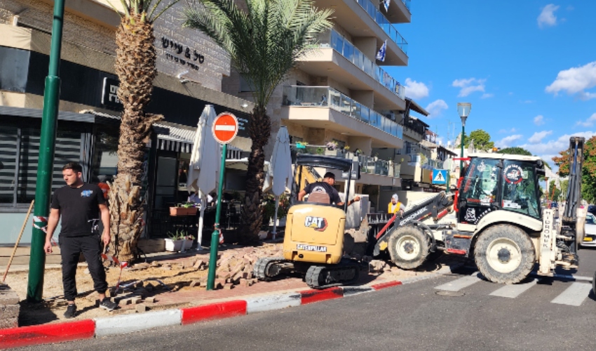 שדרוג תשתיות בקרית ביאליק | צילום: דוברות העירייה