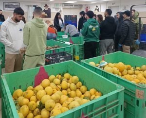 תלמידי רוגוזין למען נזקקים | צילום: דוברות העירייה