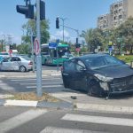 התאונה בשדרןת ירושלים בקרית ים | צילום: "חדשות חיפה והקריות"