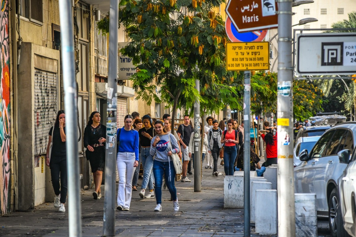 רחוב הנמל בחיפה | צילום: ניר בלזיצקי, דוברות עיריית חיפה