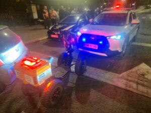 דקירות בקרית אתא. זירת האירוע | צילום: איחוד הצלה